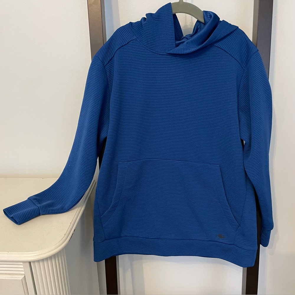 Kids blue athletic works lightweight hoodie. Size medium (7-8) kids.